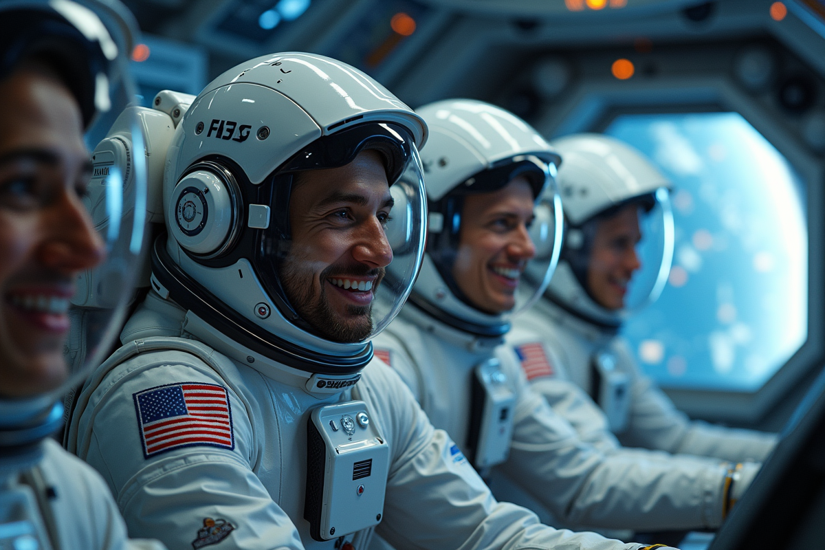 astronautes spatiaux